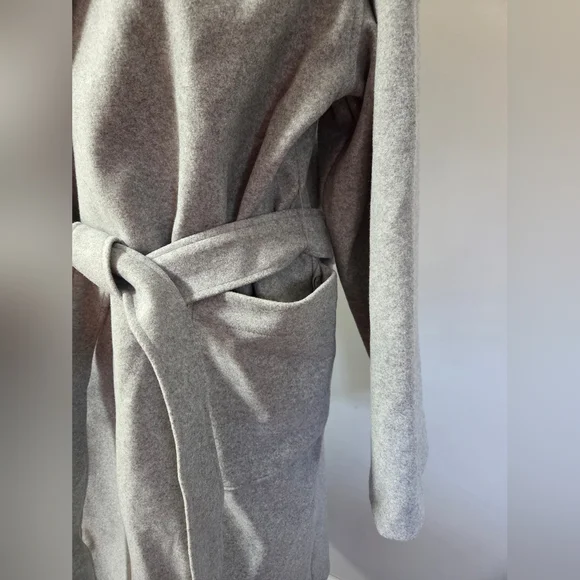 Gap Factory Light Gray Relaxed Topcoat In XXL - Picture 8 of 13